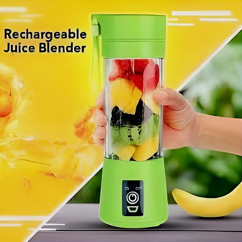 Portable Mini 6 blade Juicer blender | Outdoor Juicing Cup (380ml) - Rechargeable [random]