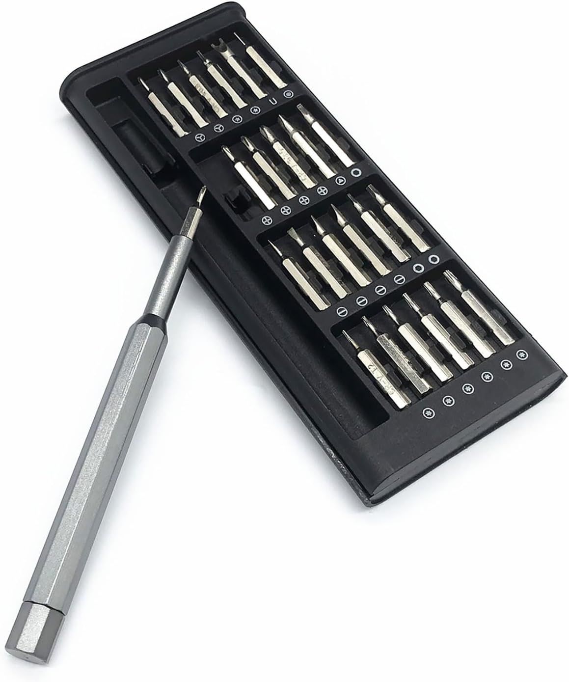 1 Precision Magnetic Screwdriver Set – Multi-Purpose Repair Tool Kit with Aluminum Case View Gallery - Pakistan