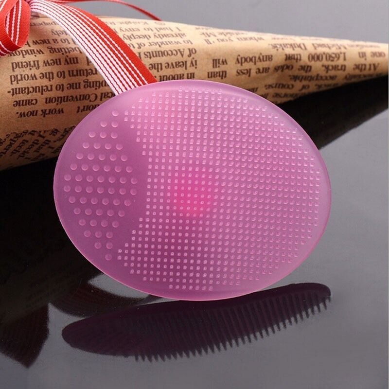 Soft Silicone Face Cleansing Brush Pad – Gentle Facial Washing &amp; Exfoliating Massage Tool for Deep Pore Cleansing | Blackhead Removal &amp; Skin Care | Soft Silicone Face Massager - (Random Colors) View Gallery - Pakistan