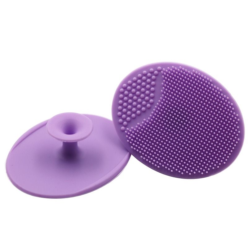 Soft Silicone Face Cleansing Brush Pad – Gentle Facial Washing &amp; Exfoliating Massage Tool for Deep Pore Cleansing | Blackhead Removal &amp; Skin Care | Soft Silicone Face Massager - (Random Colors) View Gallery - Pakistan