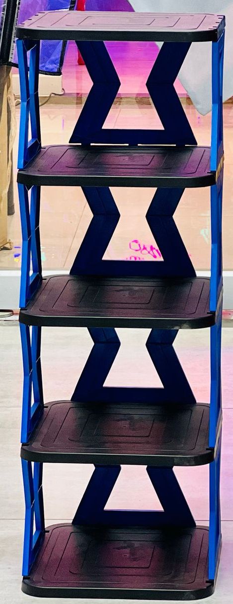 Shoe Rack High Quality - Unique X shaped Shoe Rack 5 floors - 5 Tier Shoe Rack - Without Box View Gallery - Pakistan