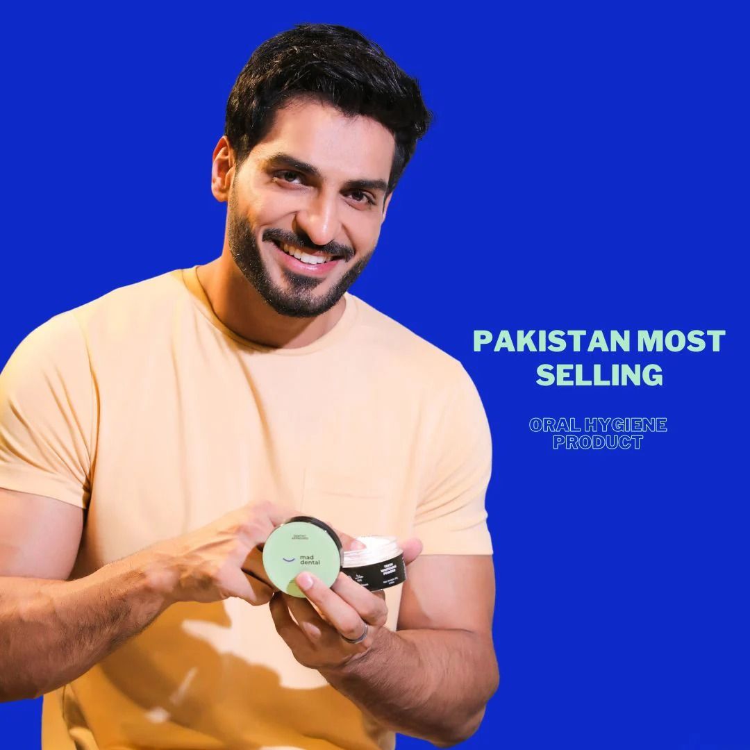 Teeth Whitening Powder – Fresh Breath &amp; Clean Smile - 30gram View Gallery - Pakistan