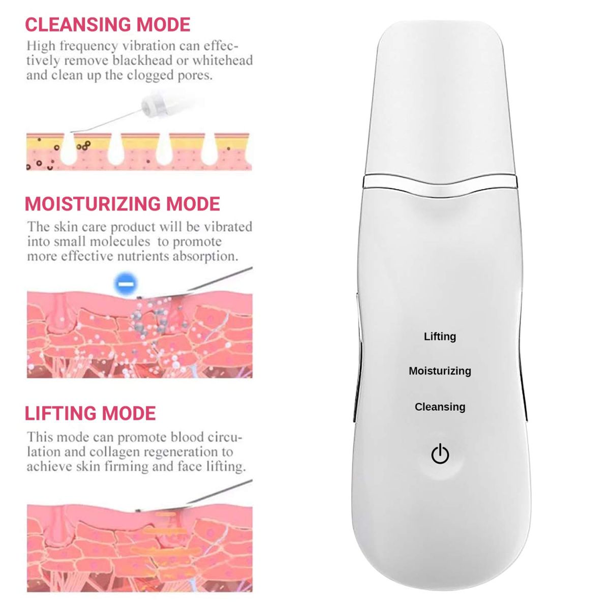 Leather shovel Skin Dirt Blackhead Remover Peeling Tool makeup View Gallery - Pakistan