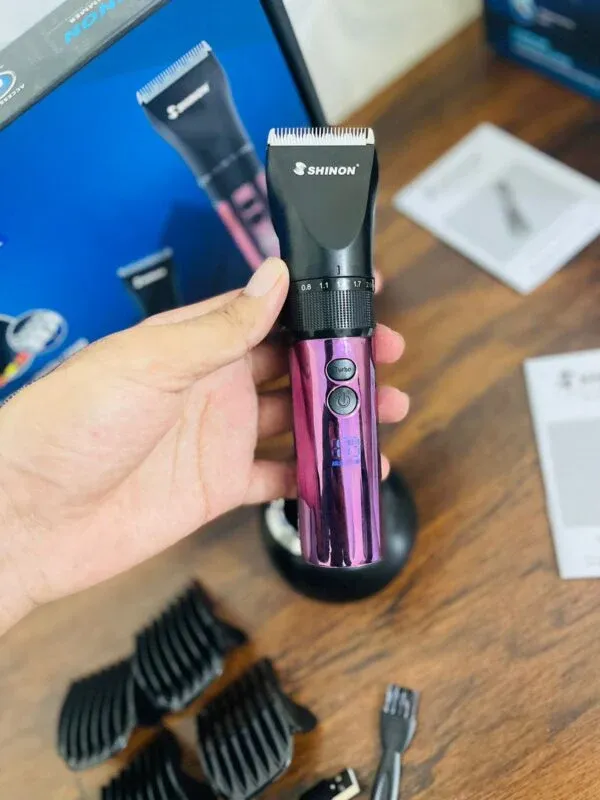 Professional Hair Tool with Digital Display | 4 Adjustable Steps + Bonus Setting | High-Quality Finish View Gallery - Pakistan