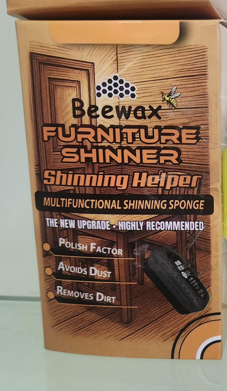 Beeswax Furniture Shiner Sponge – Wood Polish &amp; Cleaner for a Natural Shine View Gallery - Pakistan