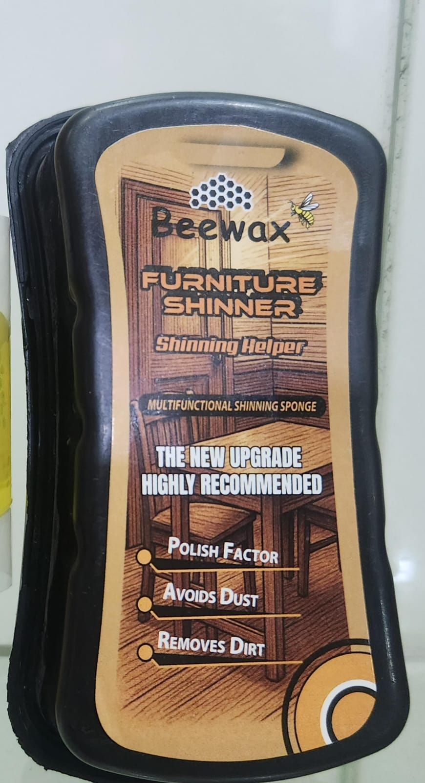 Beeswax Furniture Shiner Sponge – Wood Polish &amp; Cleaner for a Natural Shine View Gallery - Pakistan