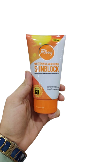 Rivaj Whitening and Vanishing Sunblock SPF 60
