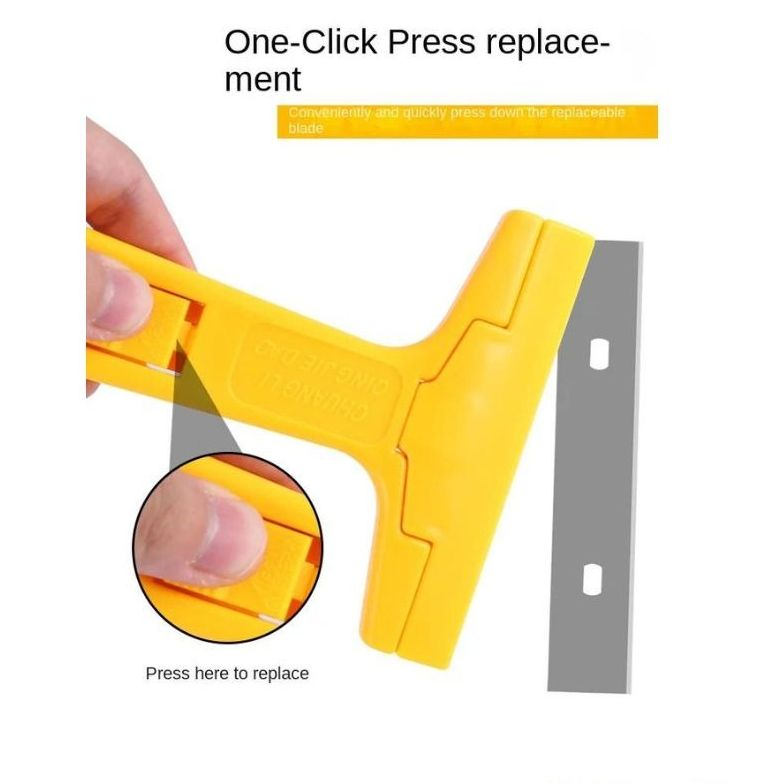 Heavy-Duty Razor Blade Scraper Tool for Removing Labels, Stickers, Caulk, Adhesive &amp; Paint – Multipurpose Cleaning Tool for Glass, Tiles &amp; Smooth Surfaces | Wall Scraper |Scraper With Blade |  View Gallery - Pakistan
