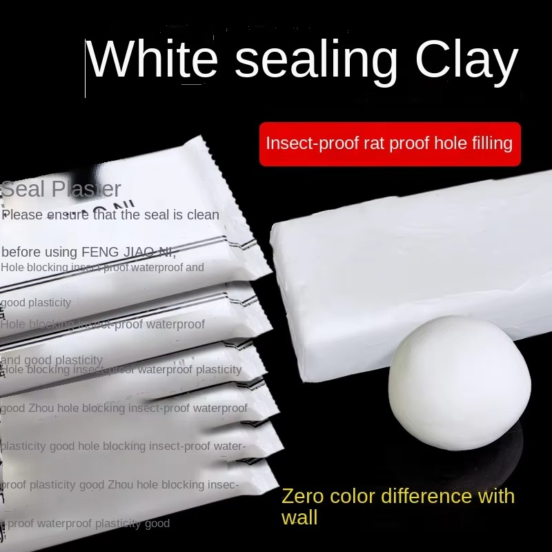 Wall Hole Sealant Strong Adhesive Diy Sealant Clay Air Conditioning Hole Repair Cream Mud - Sealant Mud, Clay Repair Glue Pipe Sealing Fireproof Caulking Repair Mud Hole, Hole Filler - 01 PCs View Gallery - Pakistan