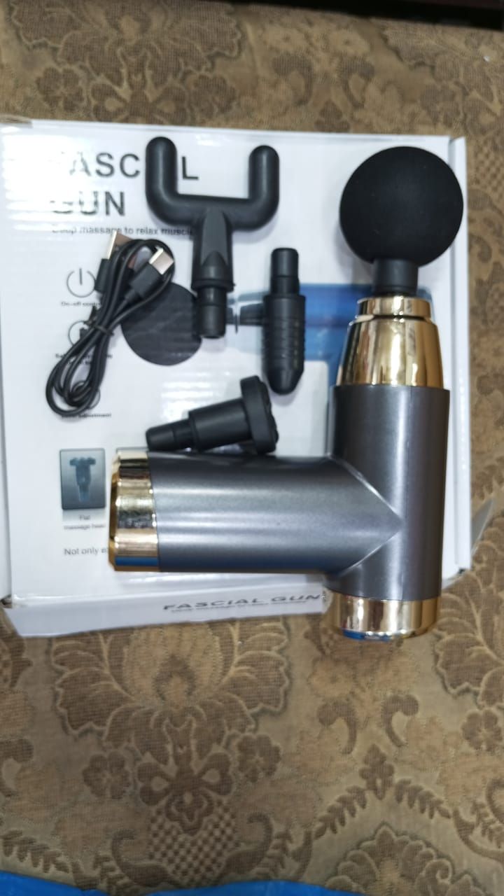 C006 Gold Edition Fascial Gun Massager – High-Power Percussion Therapy Device for Deep Tissue, Muscle Recovery, and Pain Relief | Massage Gun |  View Gallery - Pakistan