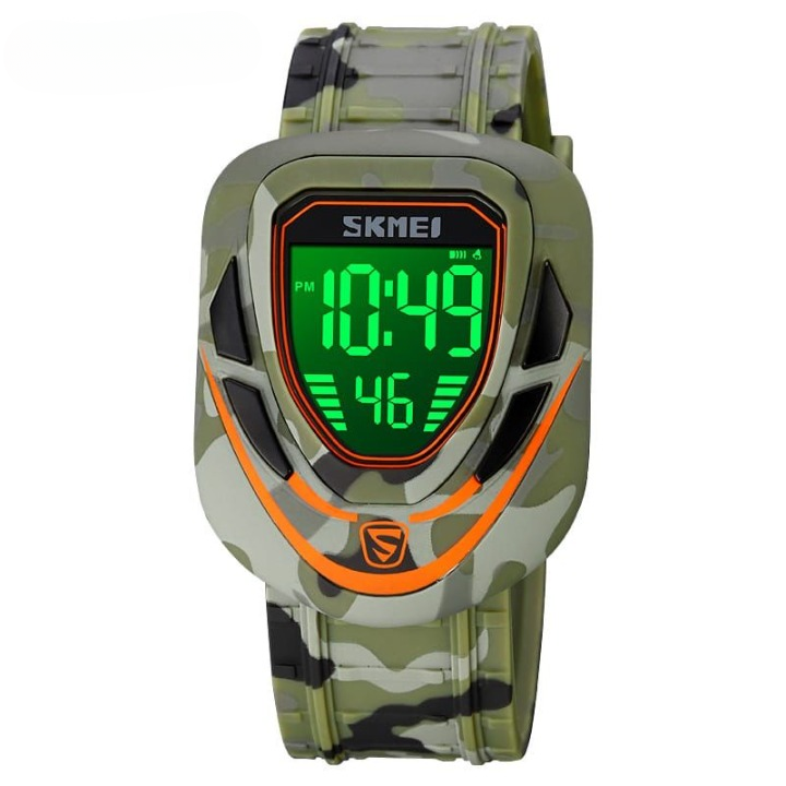 Skmei 1833 Digital Sports Men's Watch with LED Display, Waterproof, Multiple Time Zones, Stopwatch, Alarm, and Backlight for Outdoor, Sports, and Daily Casual Wear -(Without Box) | Smart Watch | Watch | Watch For Boys | View Gallery - Pakistan