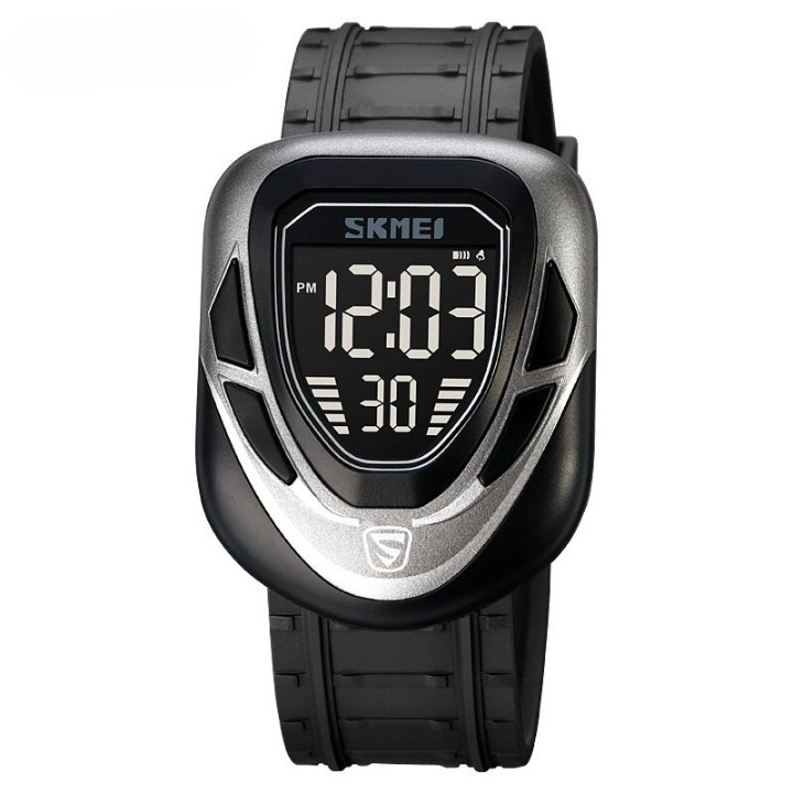 Skmei 1833 Digital Sports Men's Watch with LED Display, Waterproof, Multiple Time Zones, Stopwatch, Alarm, and Backlight for Outdoor, Sports, and Daily Casual Wear -(Without Box) | Smart Watch | Watch | Watch For Boys | View Gallery - Pakistan