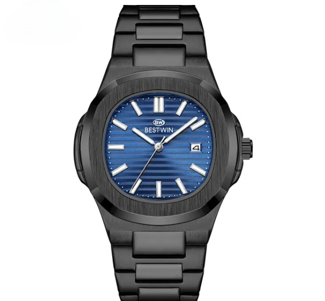 BESTWIN BW-137 Men's Luxury Quartz Watch Stainless Steel Watch – Classic Analog Display, Stainless Steel Strap, Waterproof Design, Ideal for Business and Casual Wear |Mans Watch (Without Box) View Gallery - Pakistan