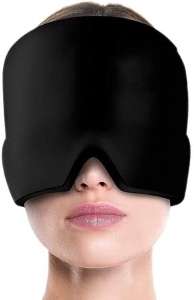 Headache Relief Hat for Migraine Relief, Tension, One Size Fits All Headache Cap with Reusable Ice Gel Pack for Puffy Eyes, Stress Relief ( Random Color ) View Gallery - Pakistan