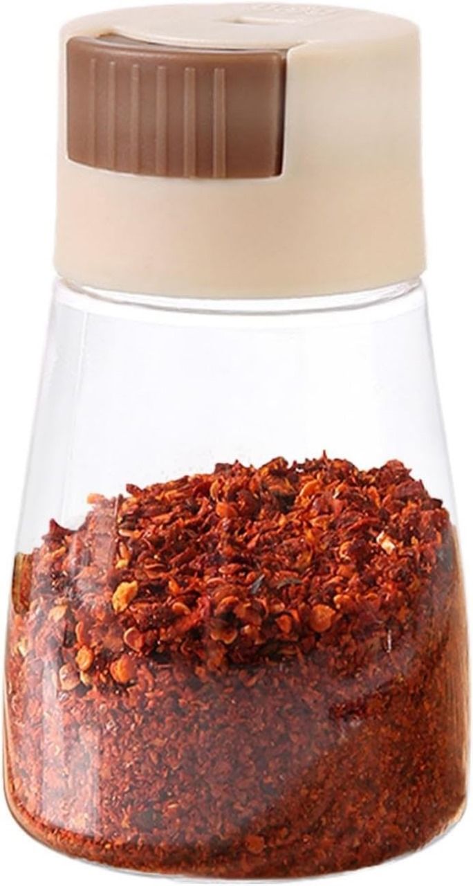 Measurable Control Spice Bottle –Spice Jar with Press Control Cap | Kitchen Sealed Quantitative Spice Dispenser | Spice jar (Random Color) View Gallery - Pakistan
