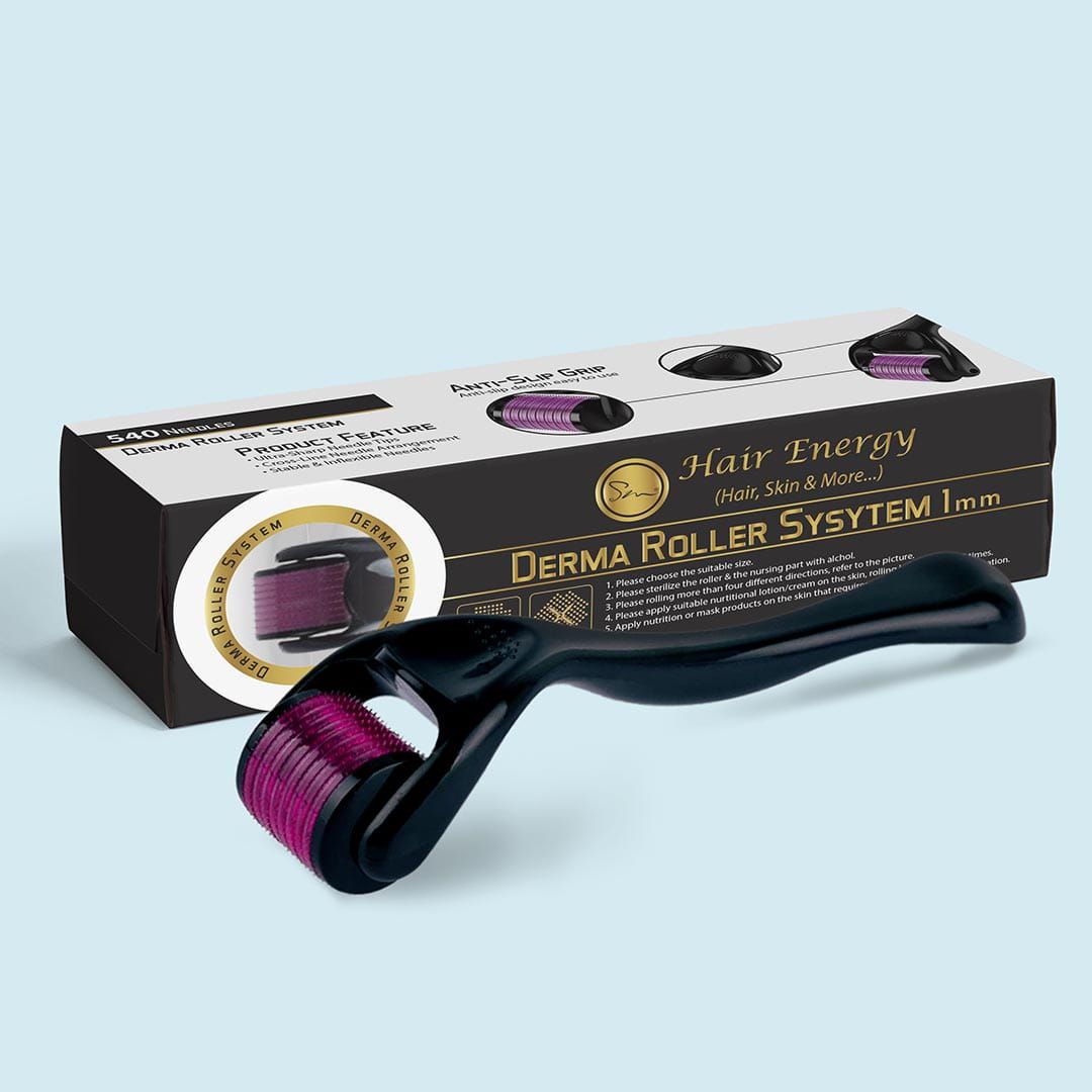Derma Roller Hair Therapy Micro-Needle | Derma Roller for Hair re-growth &amp; Skin For Male And Female View Gallery - Pakistan
