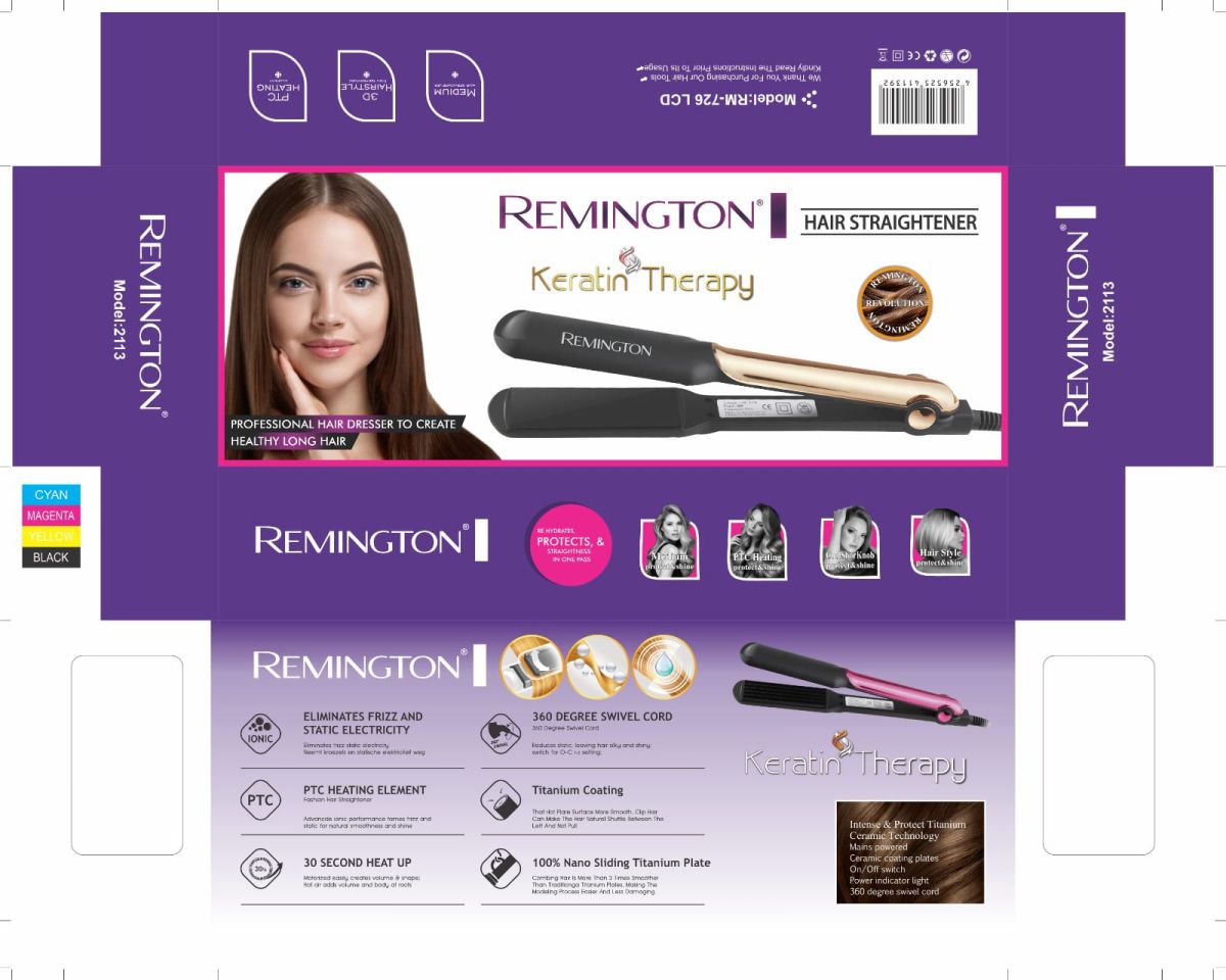 Remington Hair Straightener Keratin Therapy Hair Straightener Flat Iron - Best Quality Iron For Hair Straightening - Remington Keratin Therapy Iron  View Gallery - Pakistan