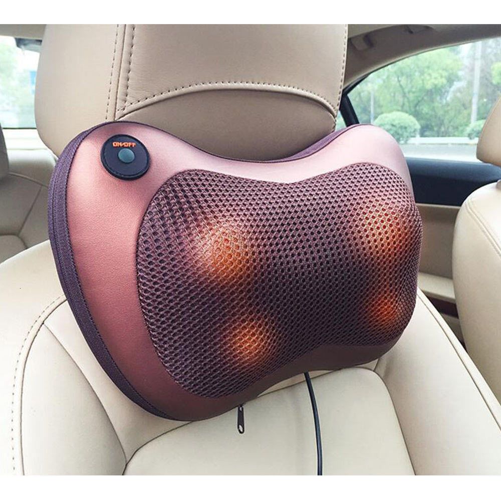 Car and Home Massage Pillow Electric Massager for Neck, Back, Shoulder, Waist, Muscle Pain Relief with Heat Function View Gallery - Pakistan