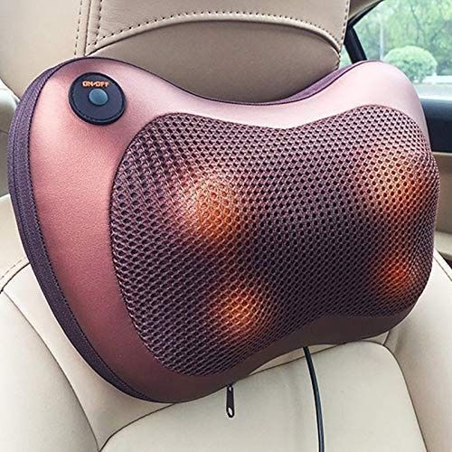 Car and Home Massage Pillow Electric Massager for Neck, Back, Shoulder, Waist, Muscle Pain Relief with Heat Function View Gallery - Pakistan