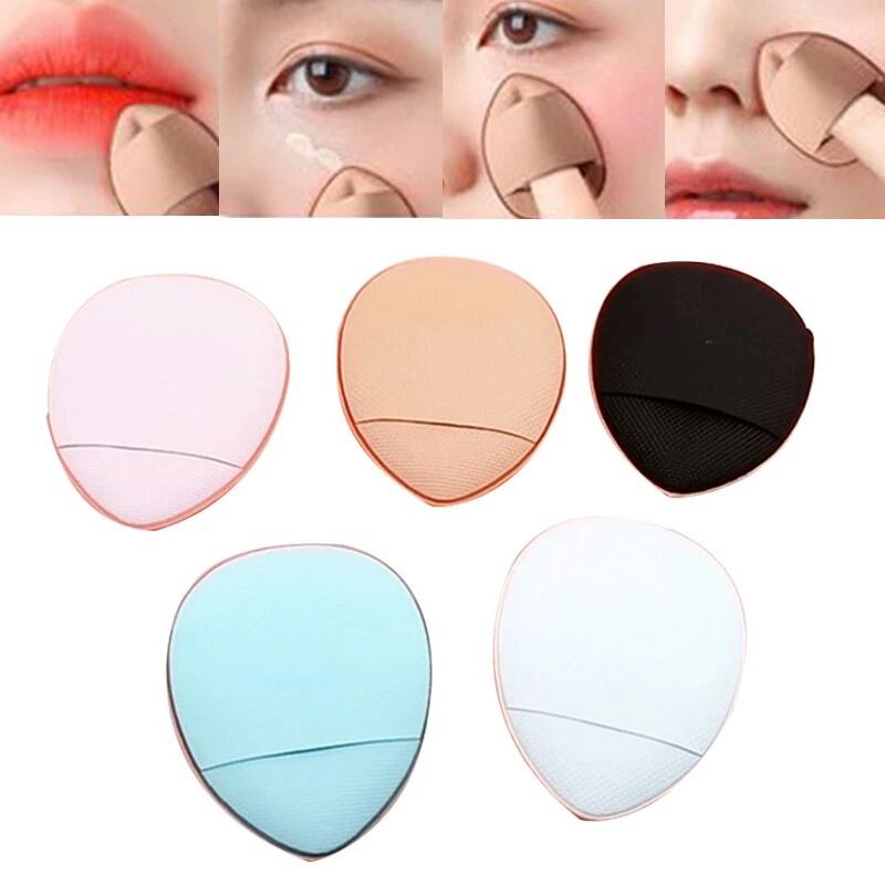 12pcs Mini Finger Powder Puff Set Air Cushion Sponge Concealer Foundation Makeup View Gallery - Pakistan
