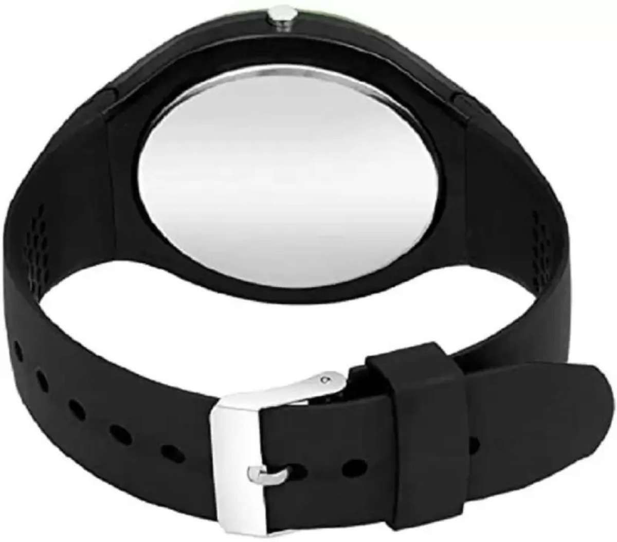 Round Shape Led Digital Watch with Apple Logo Digital Watch For Men and Women ( Random Color ) - Without Box View Gallery - Pakistan