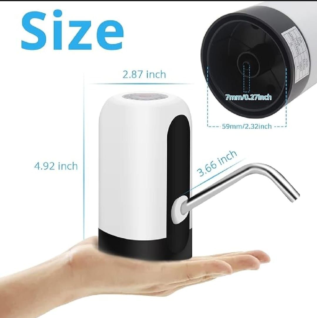 Electric Water Dispenser Portable Automatic Electric Water Pump Drinking Bottle Switch USB Rechargeable Water Pump Machine View Gallery - Pakistan