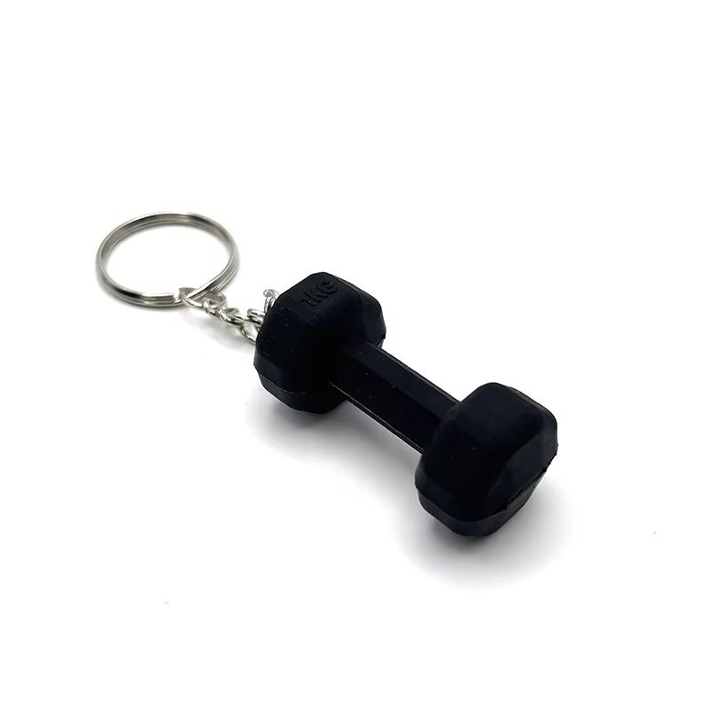 01 PCs Dumbbell Keychain Pendant PVC Barbell Men Car Key Chain Creative Sport Fitness Club Commemorative Small Gift | Key-Chain For Boys &amp; Men's ( Random Color ) View Gallery - Pakistan