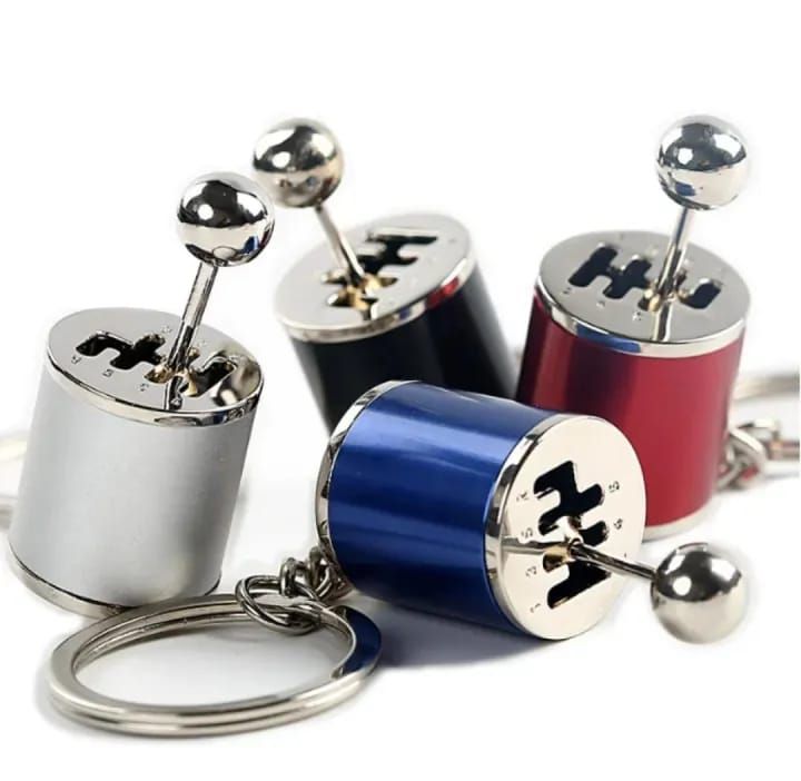 Car Gearbox Manual Transmission Lever Keychain – Metal Pendant Keyring | Key-Chain For Bikes &amp; Cars - Random Color View Gallery - Pakistan