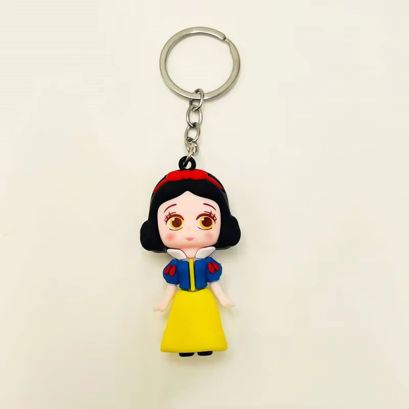 01 PCs Disney Princess Anime Figure Key-Chain – Cute Soft Rubber Bag Accessory | Random Design &amp; Color | Kids Gift - Keychain ( Random Color ) View Gallery - Pakistan