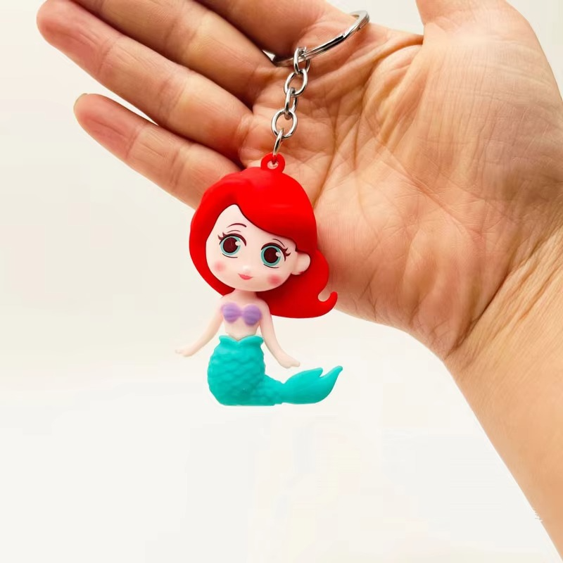 01 PCs Disney Princess Anime Figure Key-Chain – Cute Soft Rubber Bag Accessory | Random Design &amp; Color | Kids Gift - Keychain ( Random Color ) View Gallery - Pakistan