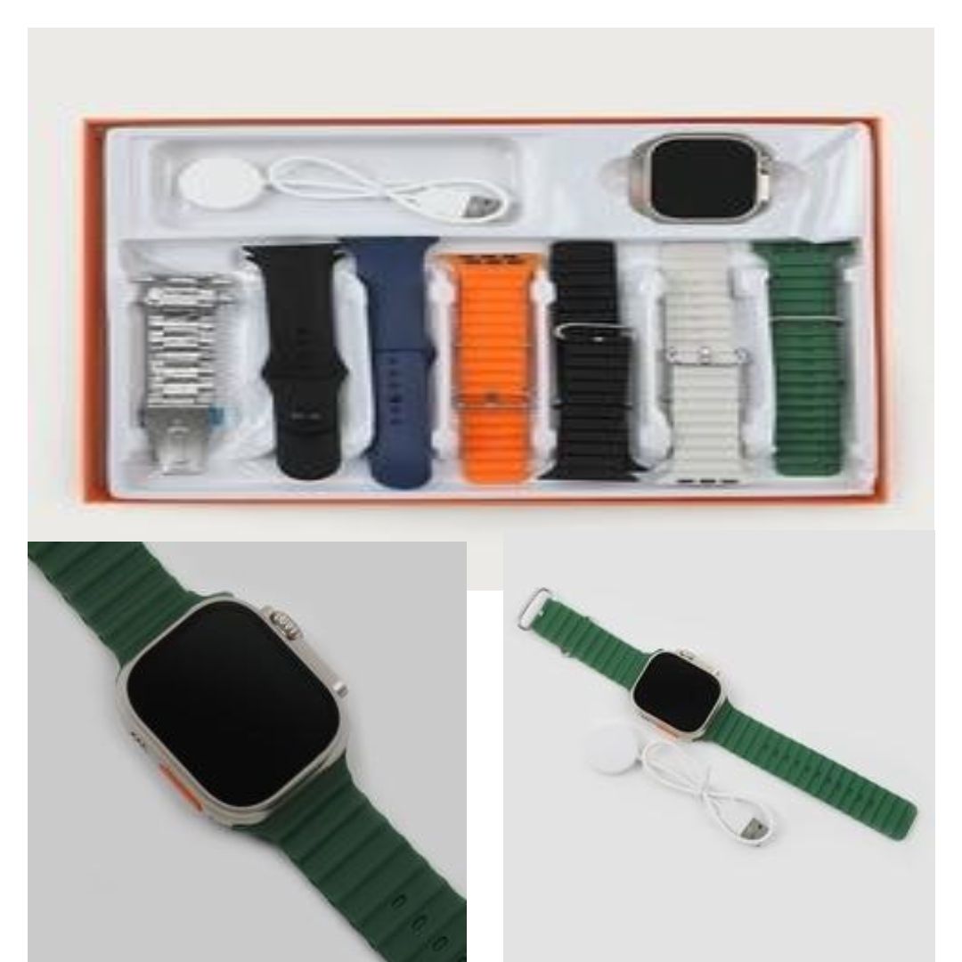 Y20 Ultra Sports Version Smart Watch | Smart Watch For Boys | Smart Watch For Men - Digital Watch | 7 + 1 Strap Smart Watch - Random Color View Gallery - Pakistan