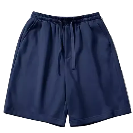 Men’s Navy Blue Jersey Shorts – Comfortable Casual Wear View Gallery - Pakistan