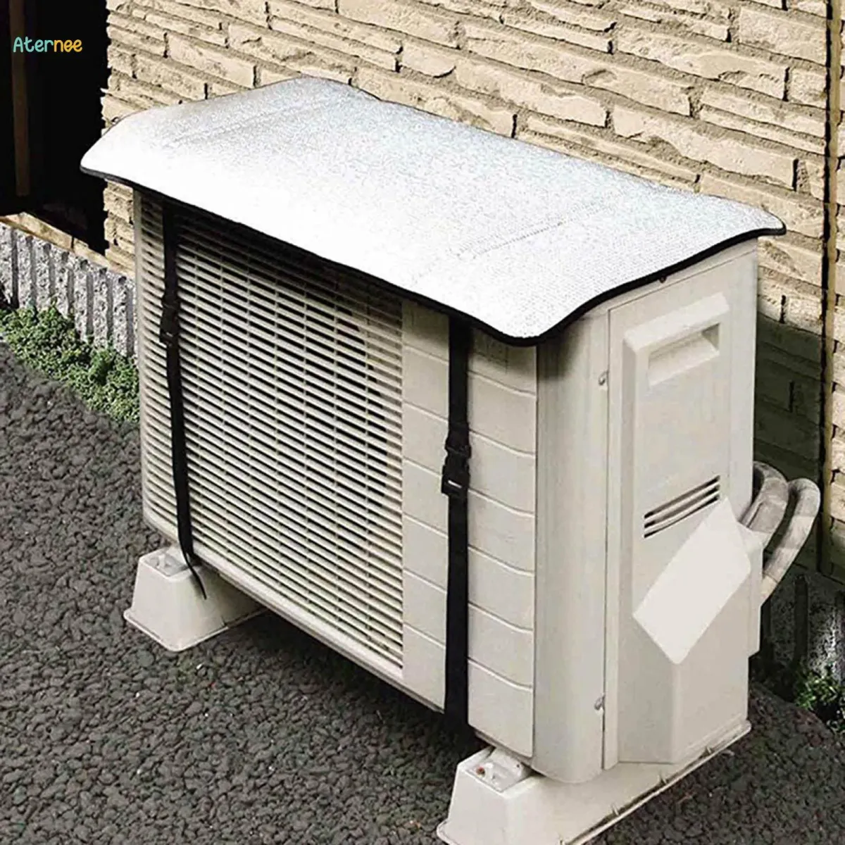 Ac Outdoor Unit Protector Heat Insulation Sunlight Shade Protector from Dust With Adjustable Buckle Rain Cover Air Conditioner Cover 34*16 View Gallery - Pakistan