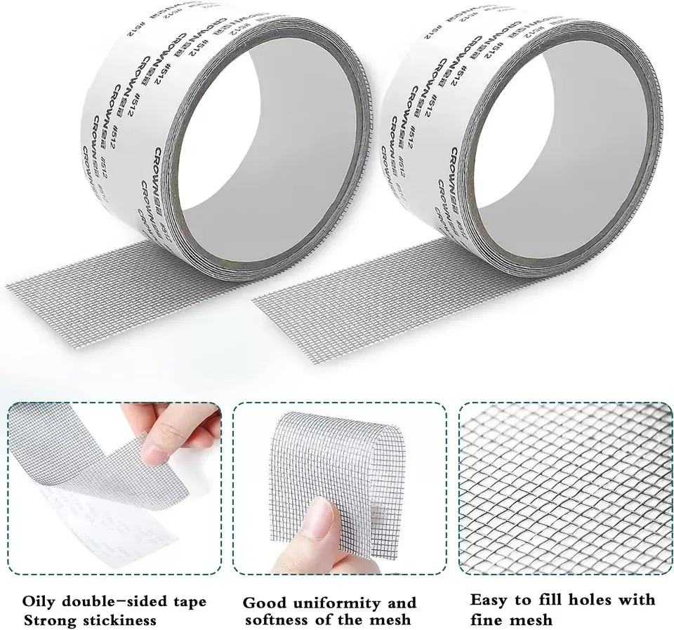 Mesh Roll Tape Window Screen Repair Patch | Keep Mosquitoes Out with Our Anti-Insect, Self-Adhesive Mesh Patch Tape - 2 meter View Gallery - Pakistan