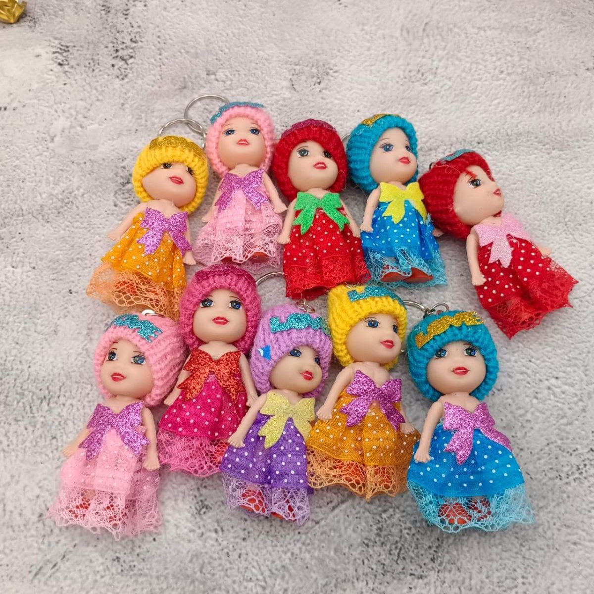 Small Size Doll Key chain For Girls Key Ring Key Holder Key Chain (Random color) View Gallery - Pakistan