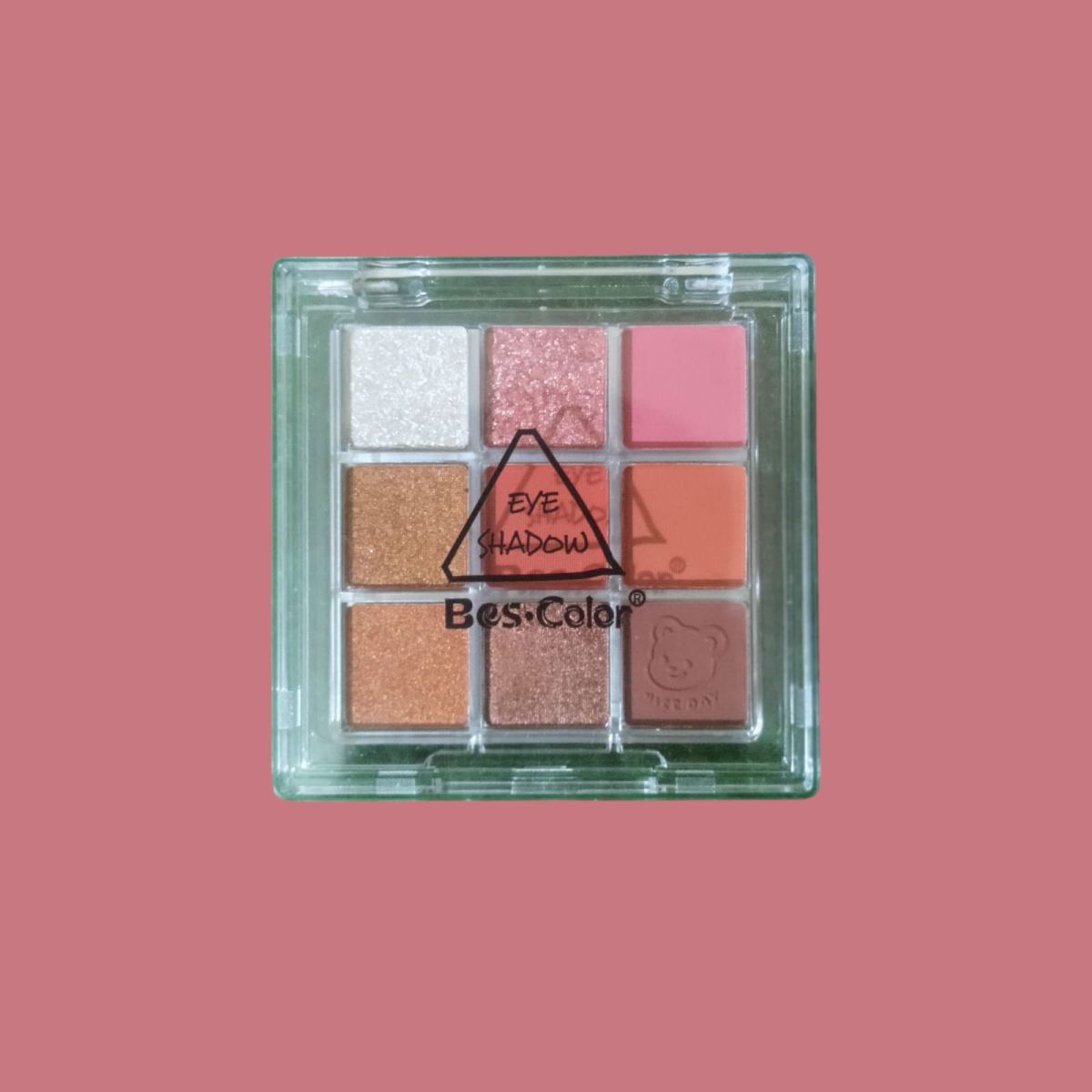 9 Colors Eyeshadow Palette – Multicolor Matte &amp; Glitter | Cream-Based View Gallery - Pakistan