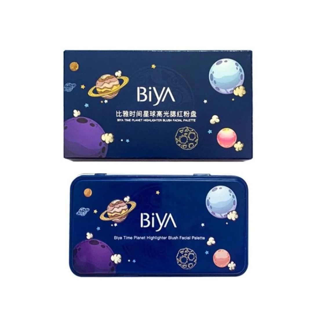 3 in 1 Colors Facial Blush Gradual Powder Blusher Shimmer Highlighter Three-dimensional Brightening Powder Blusher Palette - Biya Korean Highlighter &amp; Blush Palette View Gallery - Pakistan