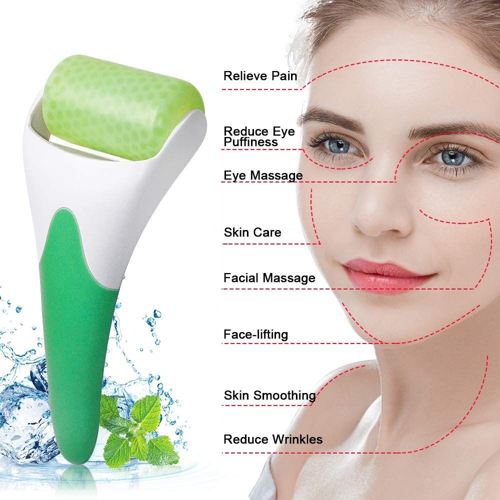 MARZAHAR Ice Roller for Face &amp; Eye Puffiness Relief, Cold Gel Ice Face Roller Massager - Ice Roller Cool Roller For Face Eye Body Facial Shaping Anti Wrinkle Ice Roller Massager Smooth Skin ( Random Color ) View Gallery - Pakistan