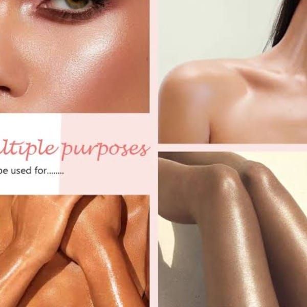 Multipurpose Glitter Shimmer Highlighter Powder – 10g for Face, Eyes &amp; Body View Gallery - Pakistan