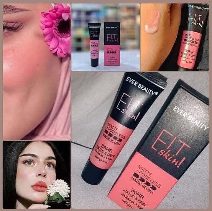 EIT SKIN Magic Blush - Matte + Poreless (2-in-1 Lip &amp;amp; Cheek Tint) Lasting 36 Hours 35ml