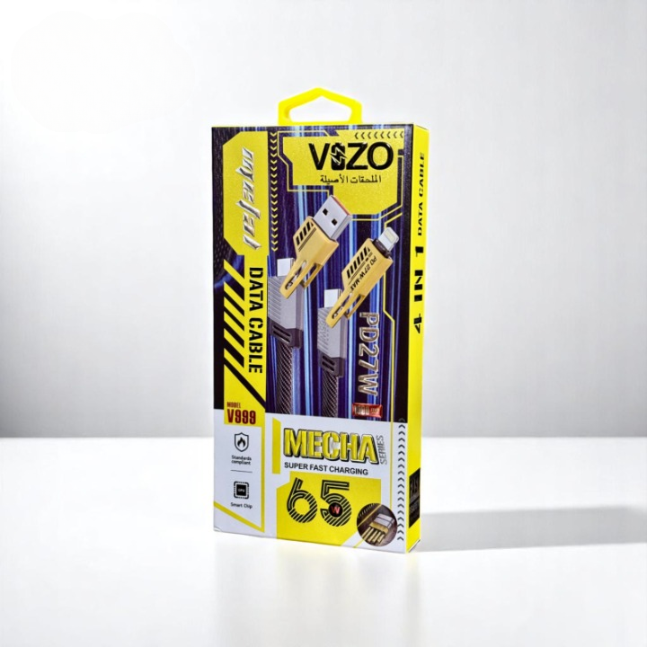 V999 5-in-1 Ultra Fast Multi-Mode Cable | Best Quality Cable For Multiple Devices | Charging Cable | Data Cable | Mobile Phone Cable | 5 in 1 Cable  View Gallery - Pakistan