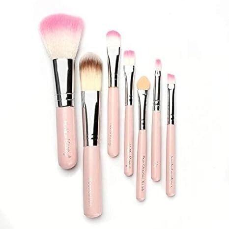 07 PCs Kitty Style Brushes  Makeup Brush Set | Complete Brush Kit for Professional and Beginner (Pink Color) View Gallery - Pakistan