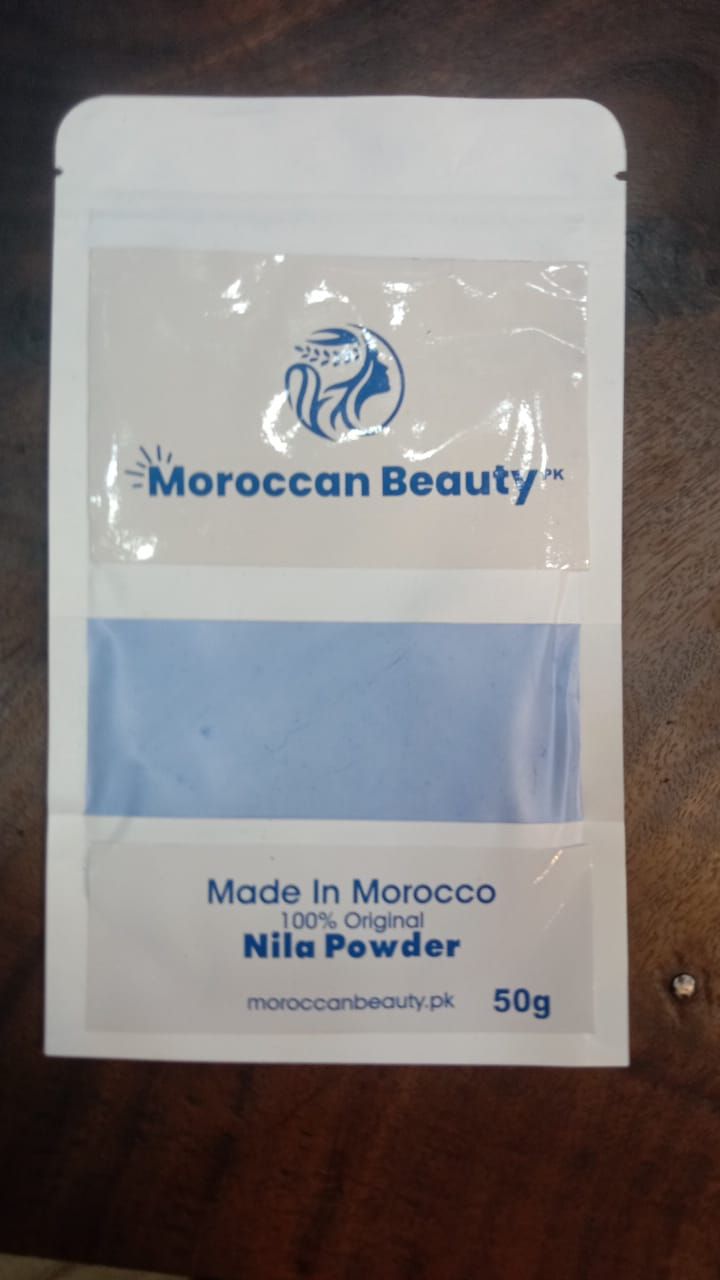 Moroccan Beauty Nila Powder | Blue Nila Skin Whitening Powder 50g | Best Quality Nila Powder View Gallery - Pakistan
