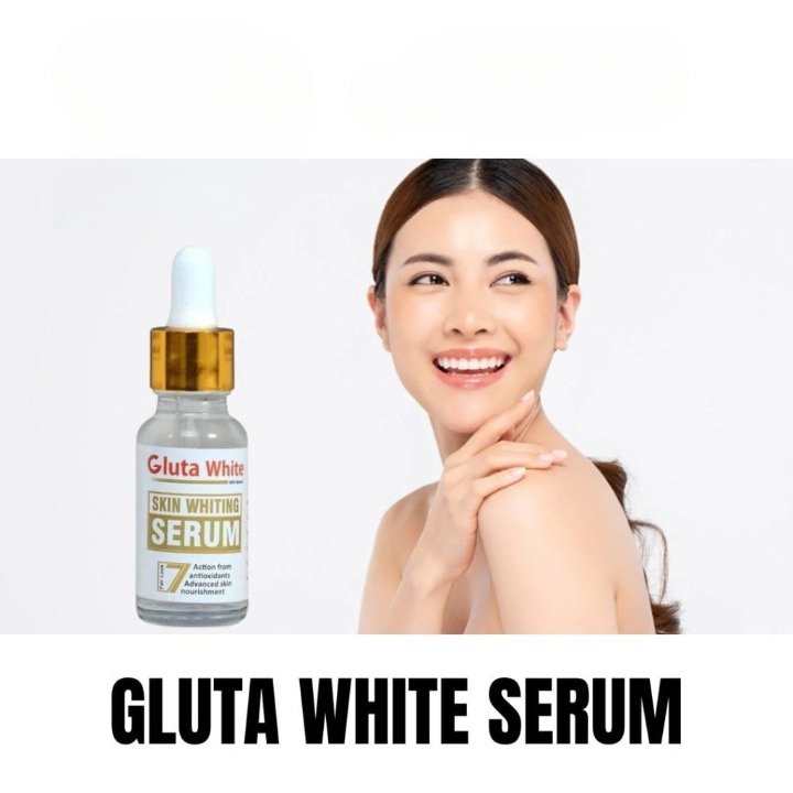 Gluta White Face Glowing Serum |  Glutathione-Based Brightening | Hydration &amp;amp; Antioxidant Protection 30 ml 