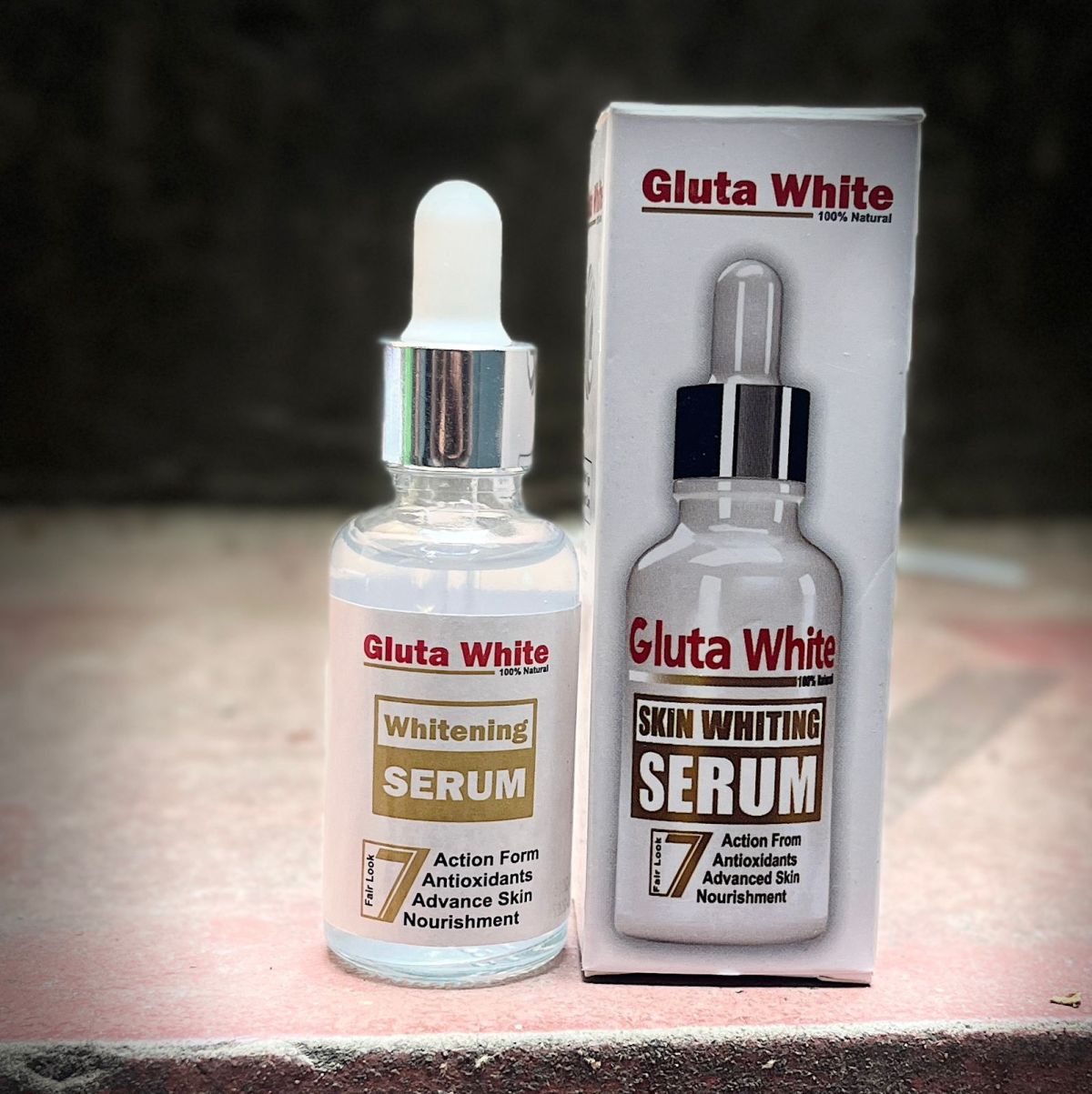 Gluta White Face Glowing Serum |  Glutathione-Based Brightening | Hydration &amp; Antioxidant Protection 30 ml  View Gallery - Pakistan