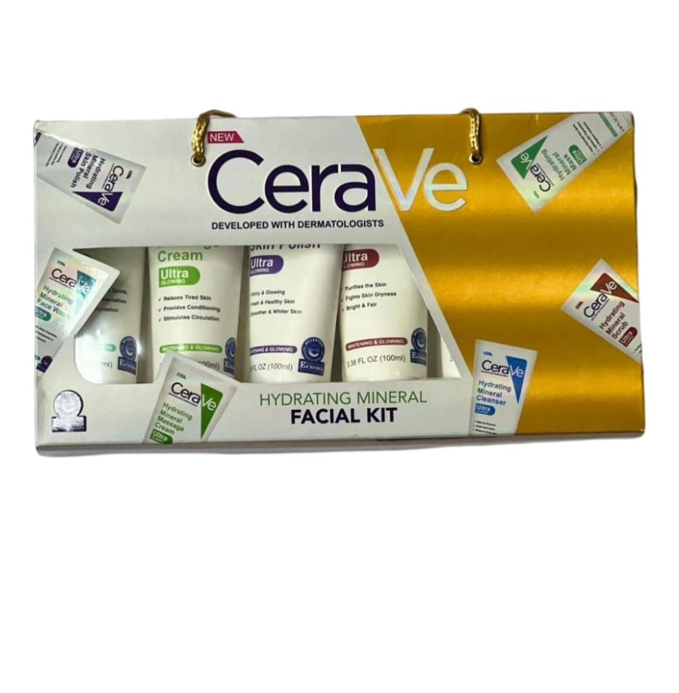 Pack of 06 CeraVe Hydrating Mineral Facial Kit | Best Quality Hydrating Mineral Facial Kit View Gallery - Pakistan