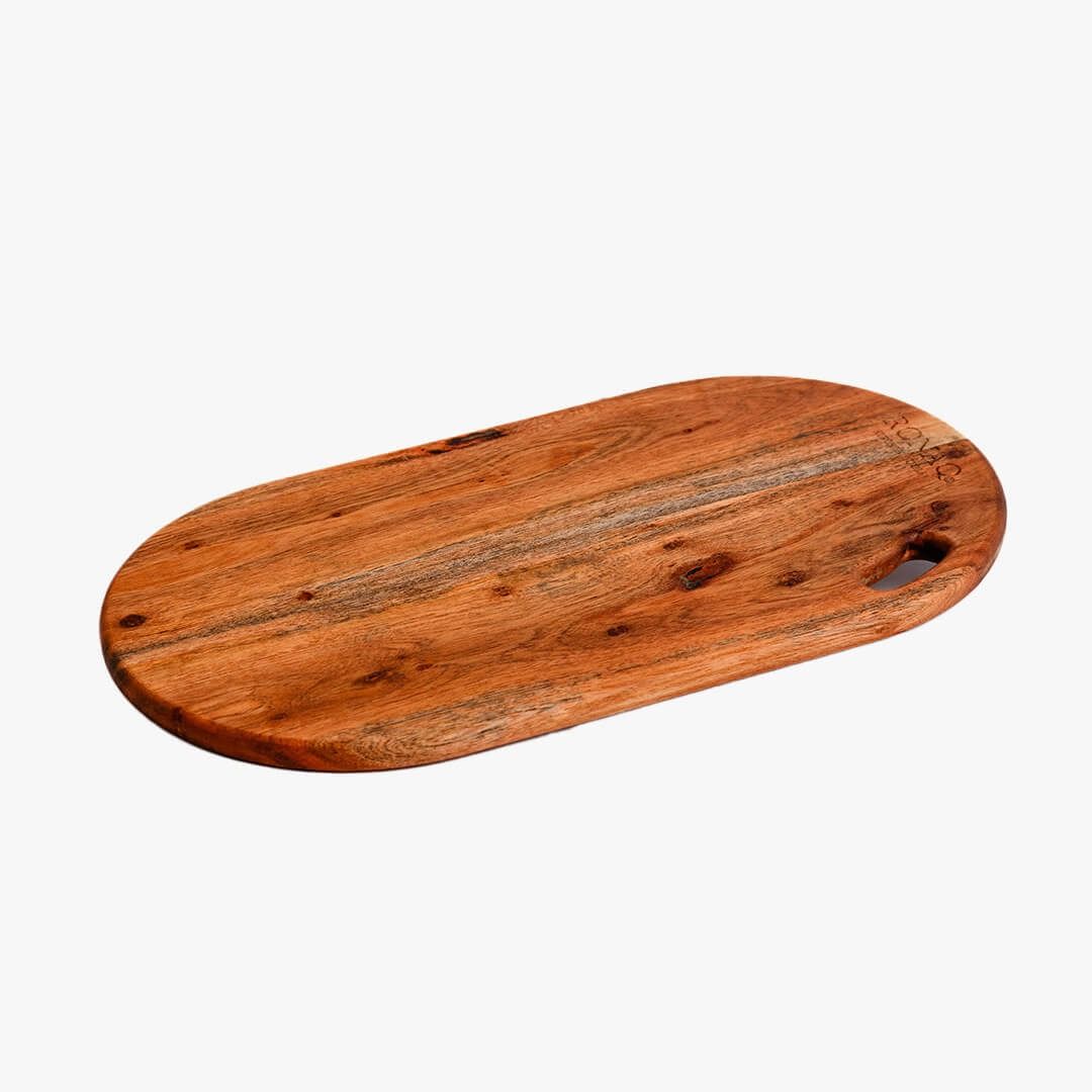 Premium Oblong Acacia Wood Chopping Board – 17 x 9 x 2 Inches View Gallery - Pakistan