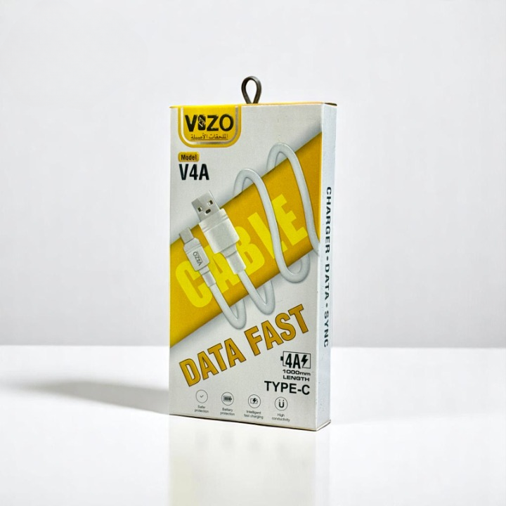 V4A Type-C Fast Charging Cable | Type-C Charging Cable | Fast Charging Cable | Type-C Cable | V4A Cable For Mobile Phone  View Gallery - Pakistan