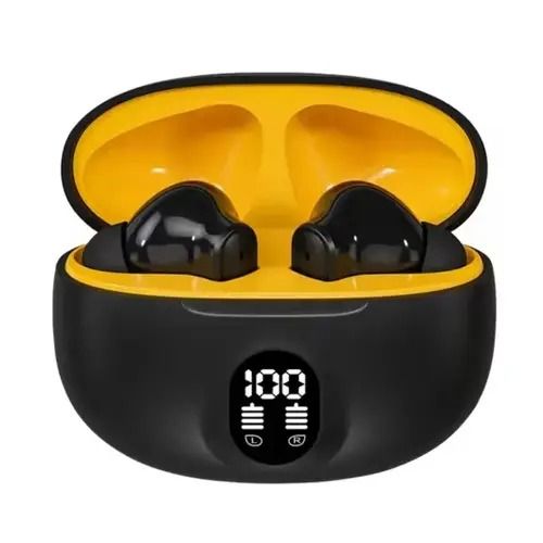 Professional Display Earbuds STEREO 895B Wireless Bluetooth Earbuds | Mic in-Ear Headphones with LED Display | Type C Fast Charging | Bluetooth 5.3 for Android/iPhone ( With Cable - With Box - Random Color ) View Gallery - Pakistan
