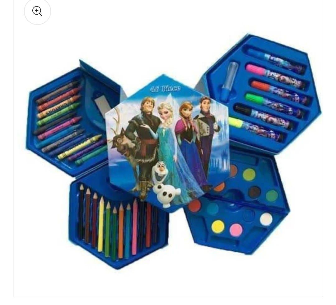 46 Pcs Painting colour kit for kids, fun Disney/Cartoon character art set(random design color) View Gallery - Pakistan
